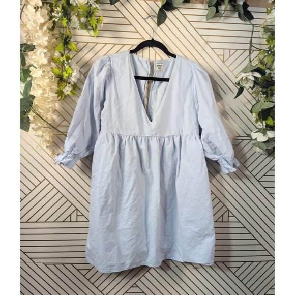 ARITIZIA SUNDAY BEST Women's Xenia Dress Romper Light Blue Size Small READ - Picture 1 of 9